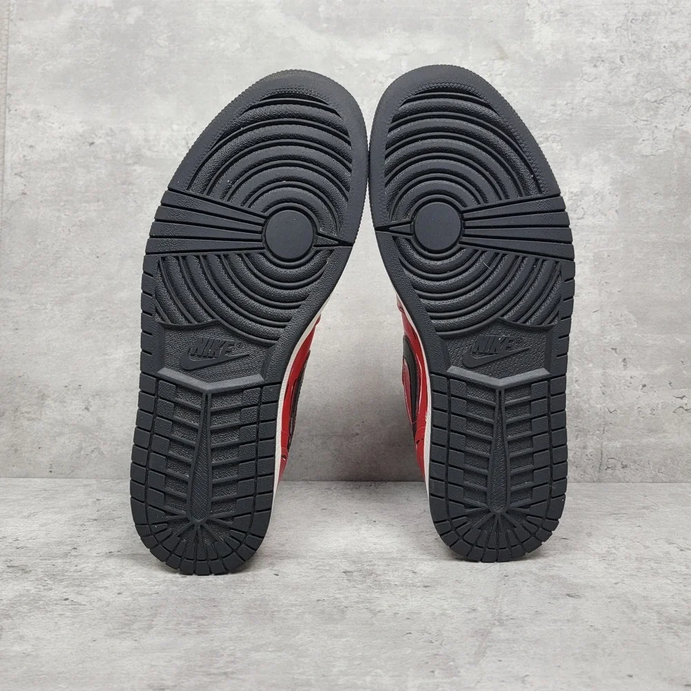 Jordan Men’s Low-Top Athletic Sneakers in Red, Black, and White